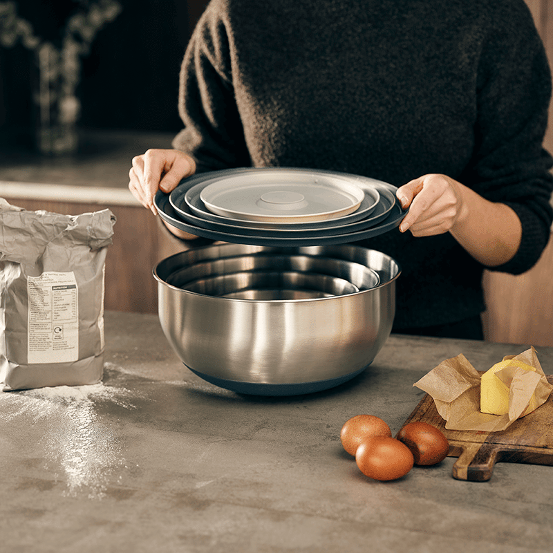 Nest Prep & Store Stainless Steel Mixing Bowl Set