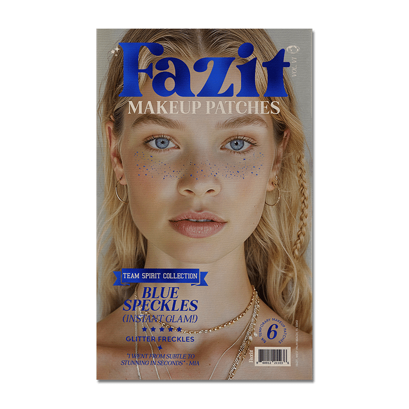 Makeup Patches - Blue Speckles