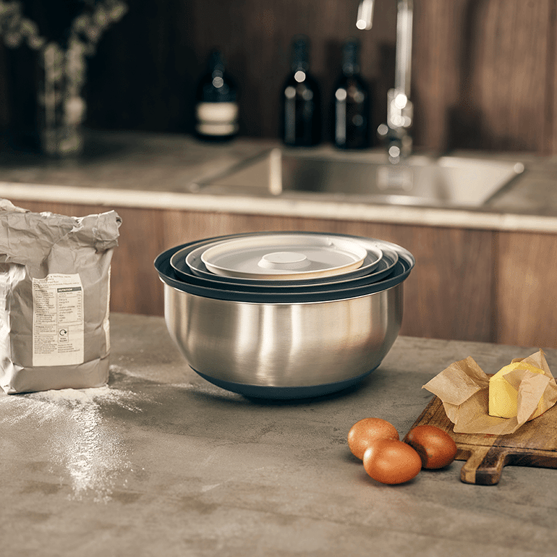 Nest Prep & Store Stainless Steel Mixing Bowl Set