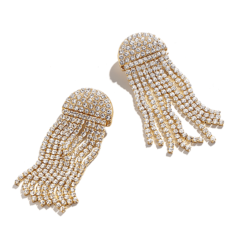 Crystal Fringe Earrings