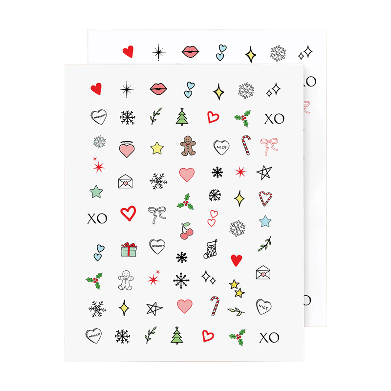 Happy + Merry Nail Art