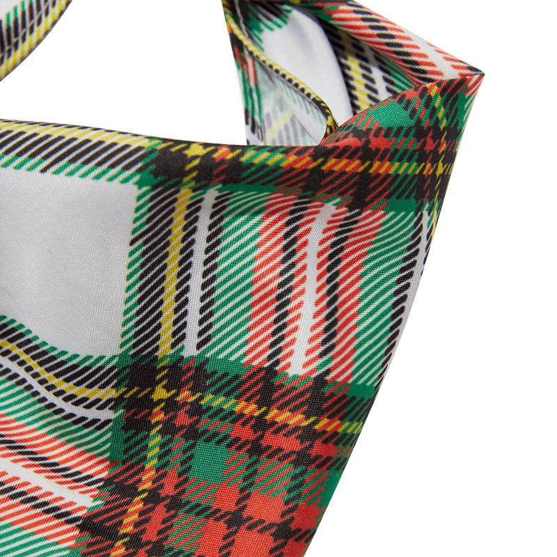 Dog Plaid Bandana