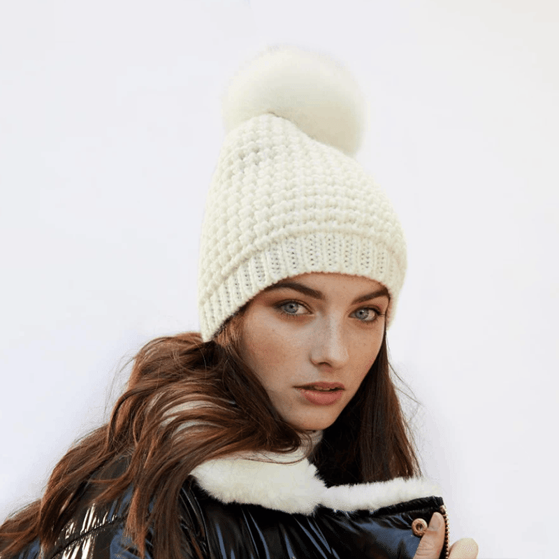 Classic Beanie in Cream