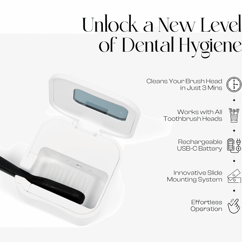 UV-C Toothbrush Sanitizer Case