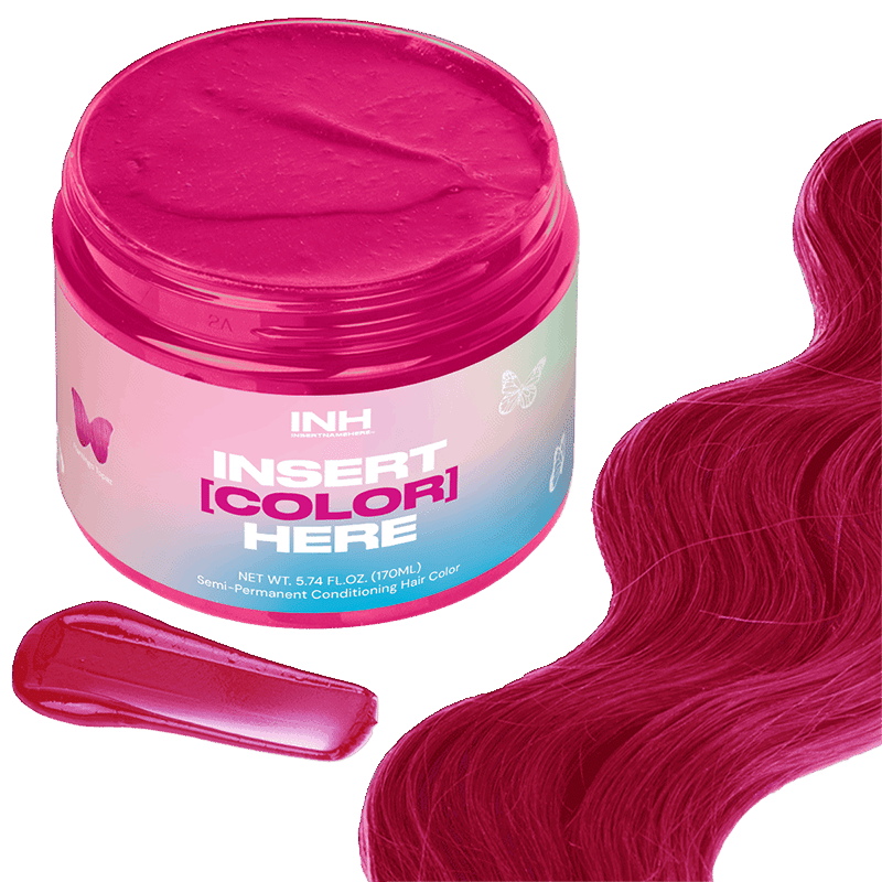 Semi Permanent Hair Color Conditioner - Violet Garnet