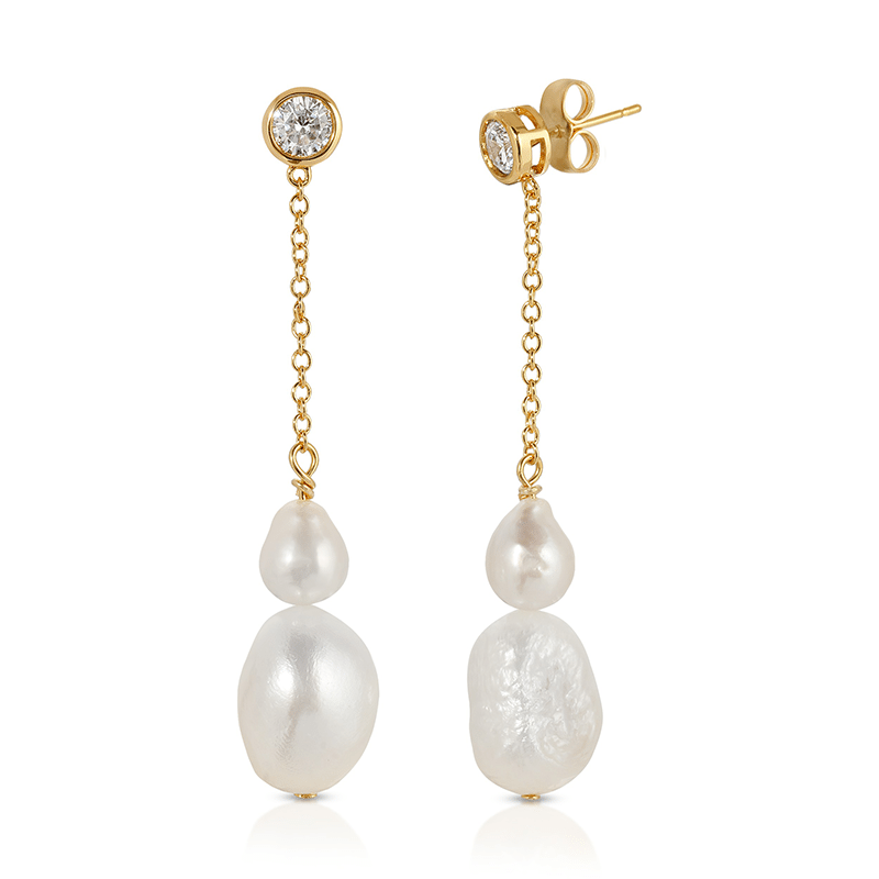 Finley Pearl Drop Earrings