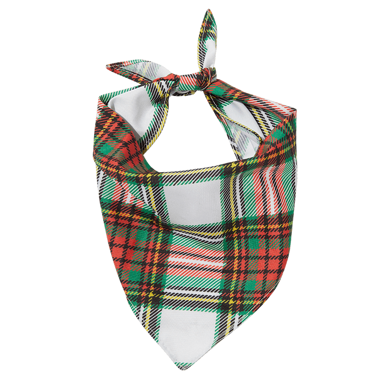 Dog Plaid Bandana