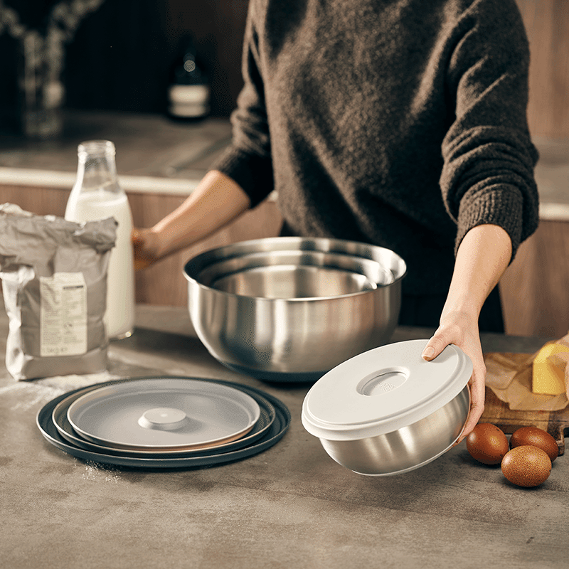 Nest Prep & Store Stainless Steel Mixing Bowl Set