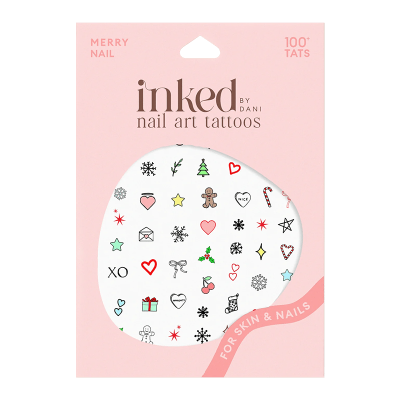 Happy + Merry Nail Art