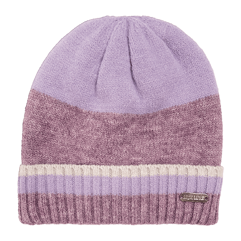 Ribbed Colorblock Beanie