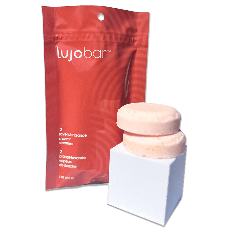 Lavender Orange Shower Steamer 2-pack