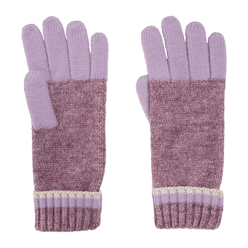 Ribbed Colorblock Glove