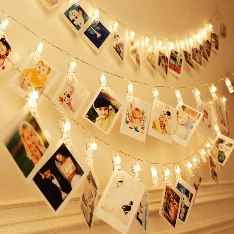16.5' LED Clip-On Photo String Lights
