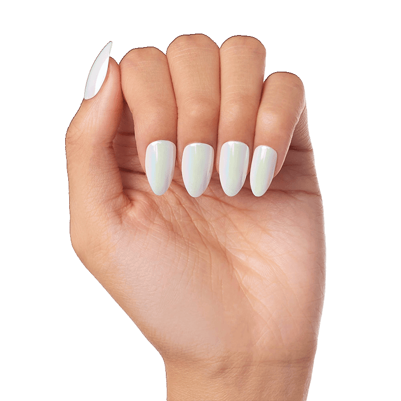 Moonlight Short Almond Press-on Nails