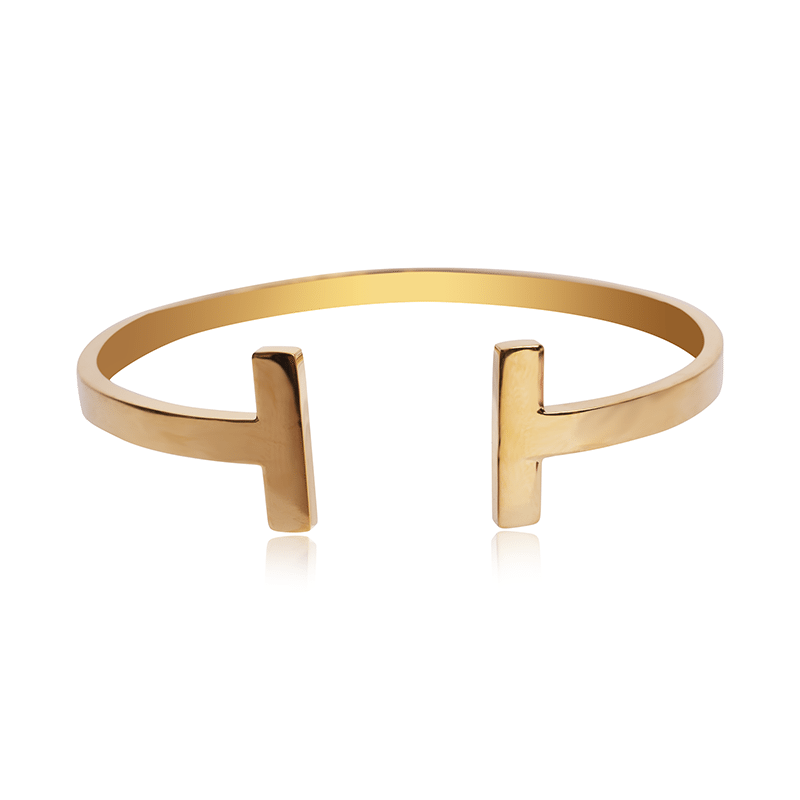 Stainless Steel Cleo Cuff (Gold)