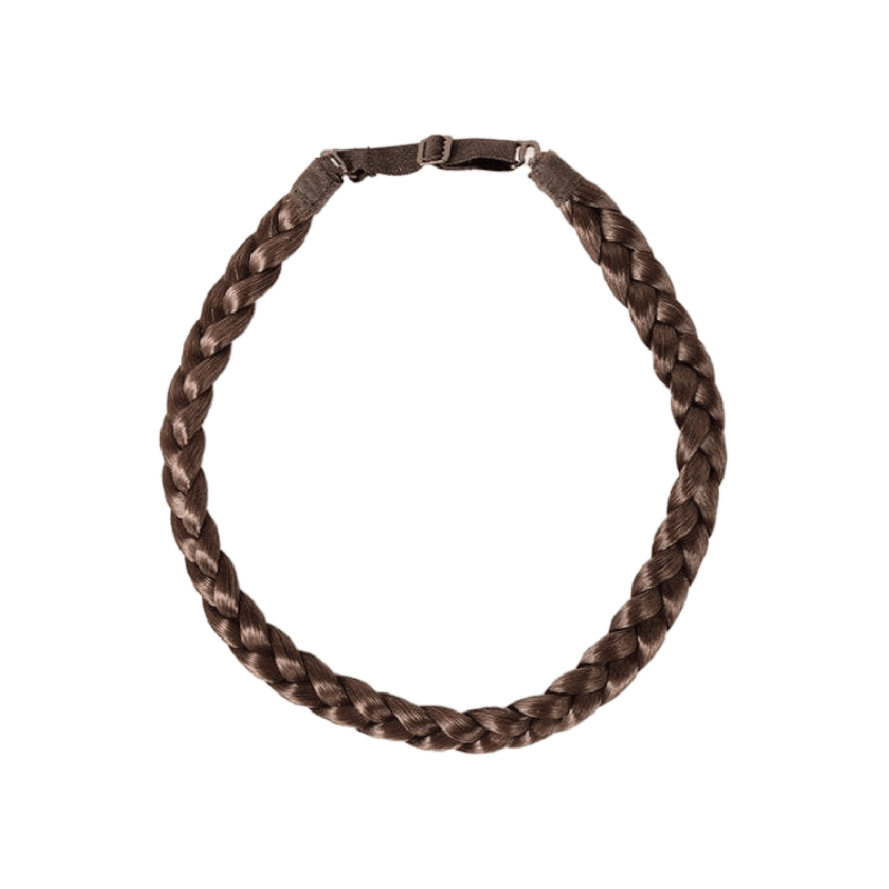 Braid Band - Dark Brown 