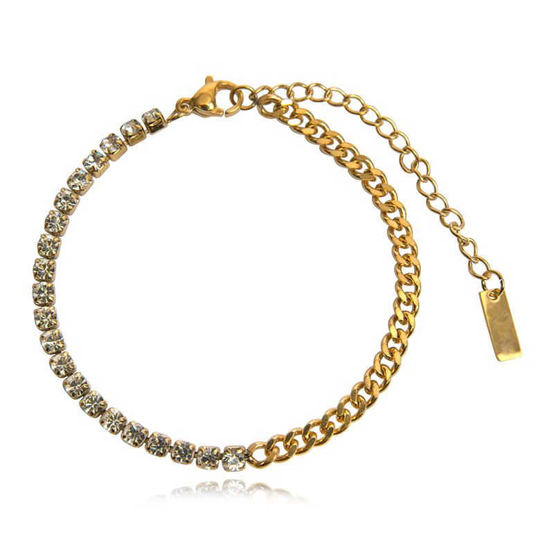 Stainless Steel Athalia Bracelet (Gold)