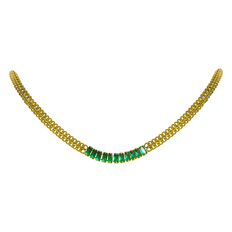 Stainless Steel Marissa Cuban Chain Necklace