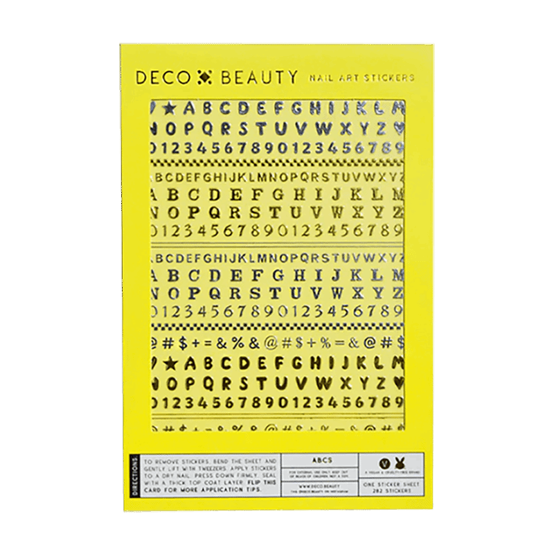 ABCS Nail Art Stickers