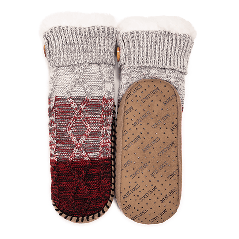 Short Cable Slipper Sox (1 Pair Pack)
