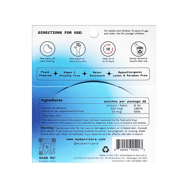 Call of Beauty Clean Biotin Patch in Diamonds