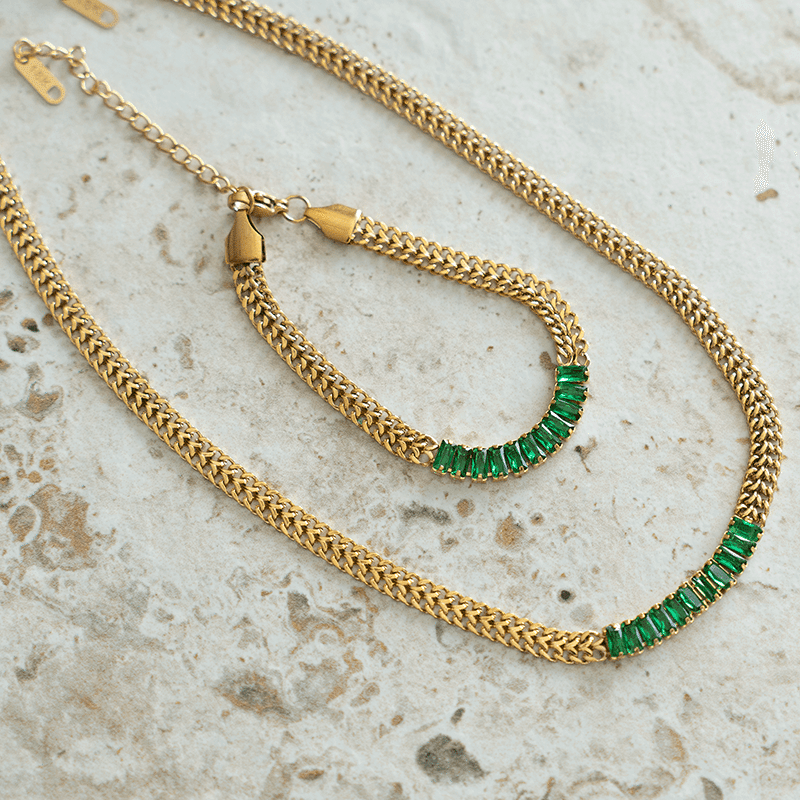 Stainless Steel Marissa Cuban Chain Necklace