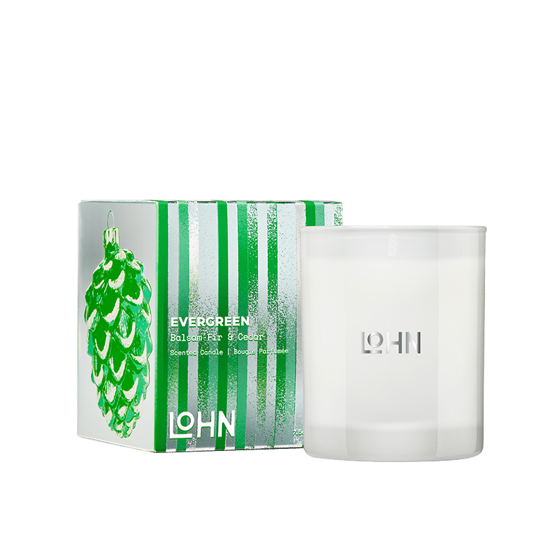 Evergreen Holiday Candle