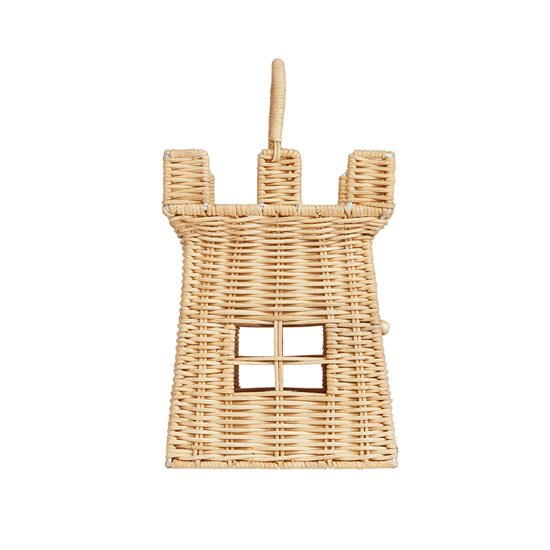 Rattan Castle Bag