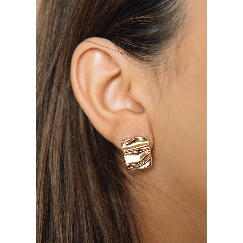 Stainless Steel Lila Earrings (Gold)