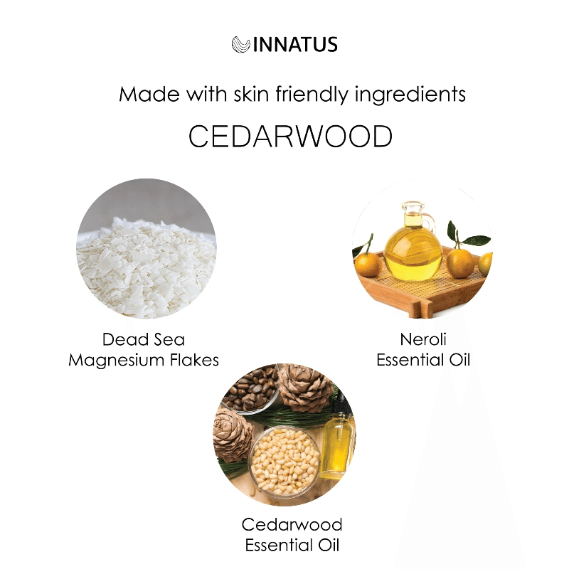 Pure Dead Sea Magnesium Flakes Soak with Cedarwood and Neroli