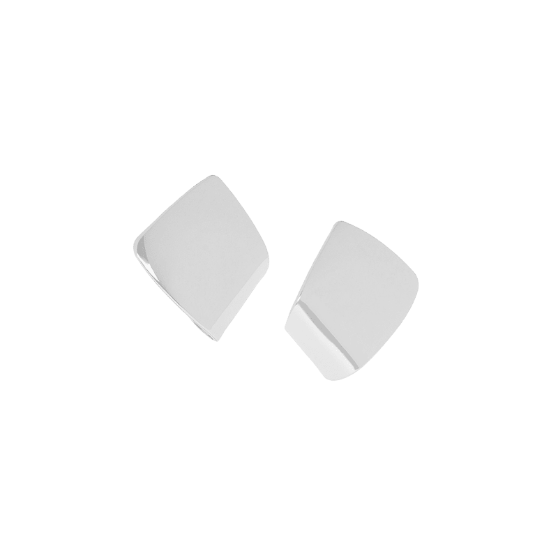 Oversized Geometric Post Earring