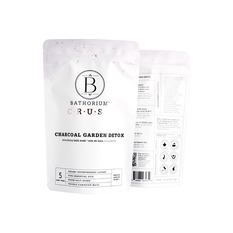Charcoal Garden Detox 600g Crush Bath Soak