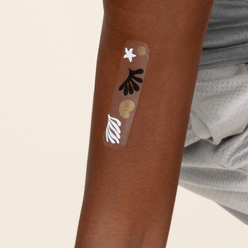 Travel Well Patch 6 Pack in Abstract Collage