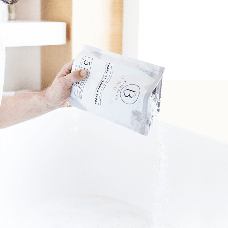 Charcoal Garden Detox 600g Crush Bath Soak