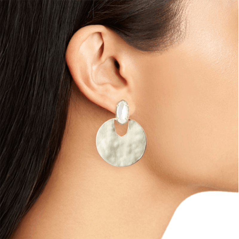 Deena Earring - Gold Ivory Mop