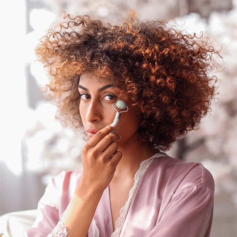 Daily Facial Jade Roller (Double Ended)