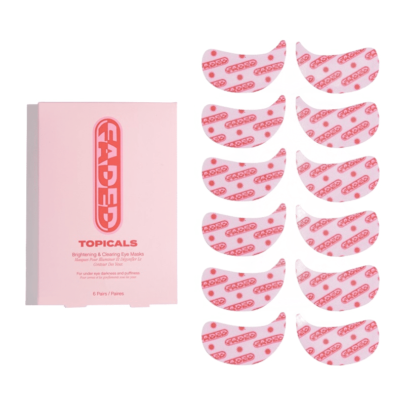 Faded Under Eye Masks 6 Pack