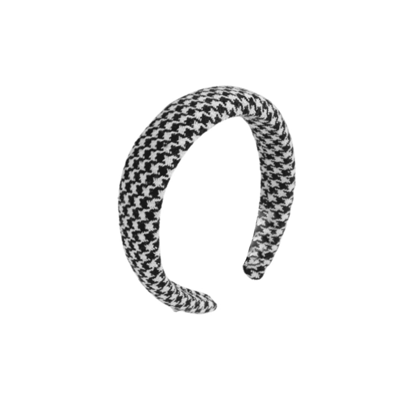 Houdstooth Padded Headband