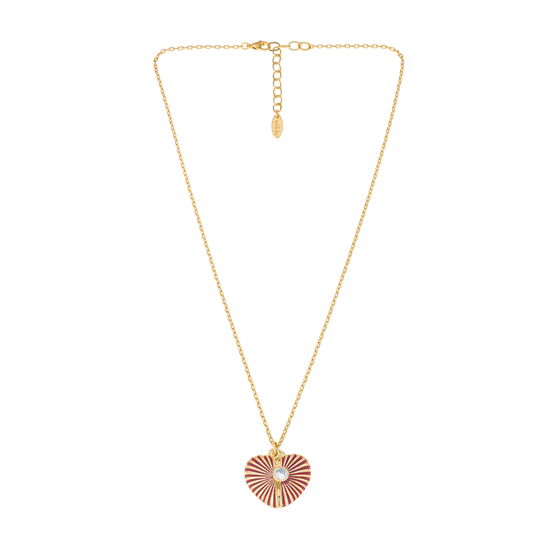 Radiate Love Hidden Message Locket Necklace