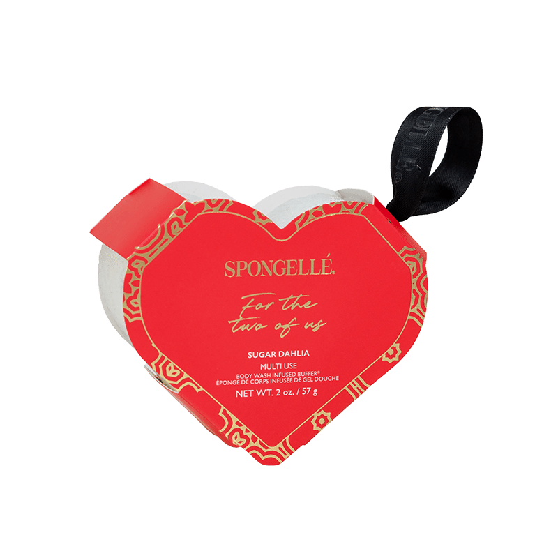 Daisy Collection Heart Shaped Body Buffer - Sugar Dahlia
