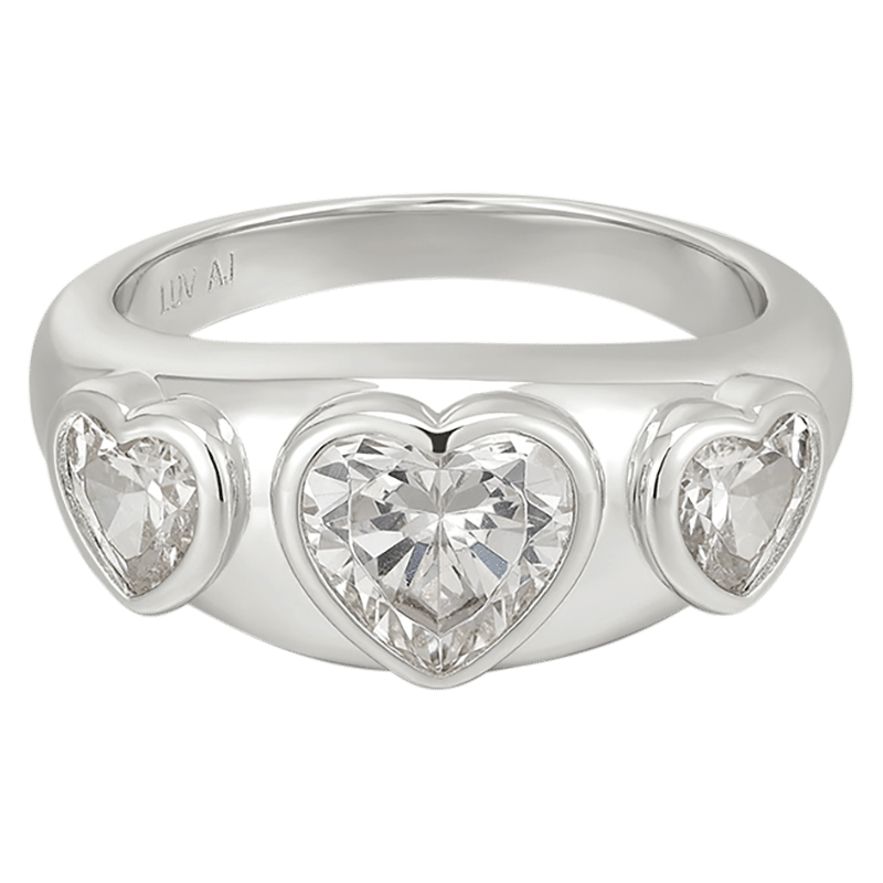 The Bezel Heart Signet Ring
