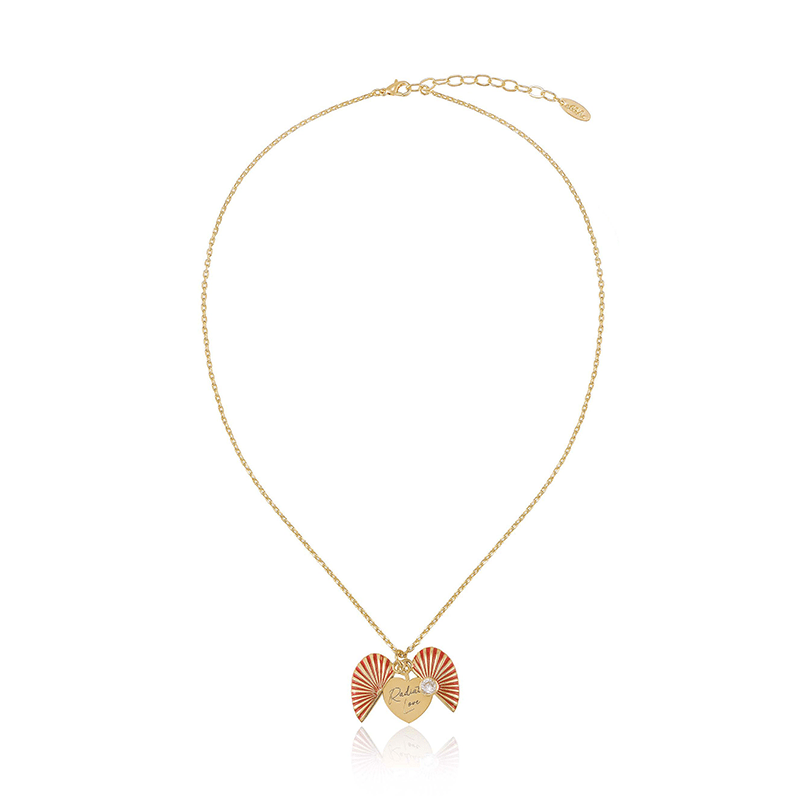 Radiate Love Hidden Message Locket Necklace