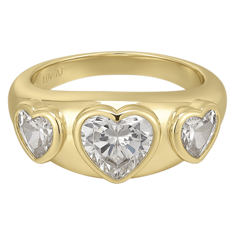 The Bezel Heart Signet Ring