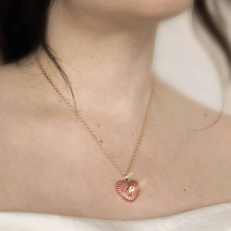 Radiate Love Hidden Message Locket Necklace
