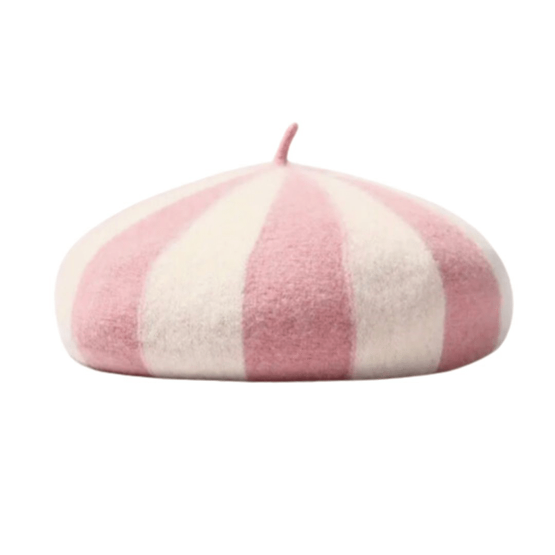 Candy Stripe Beret