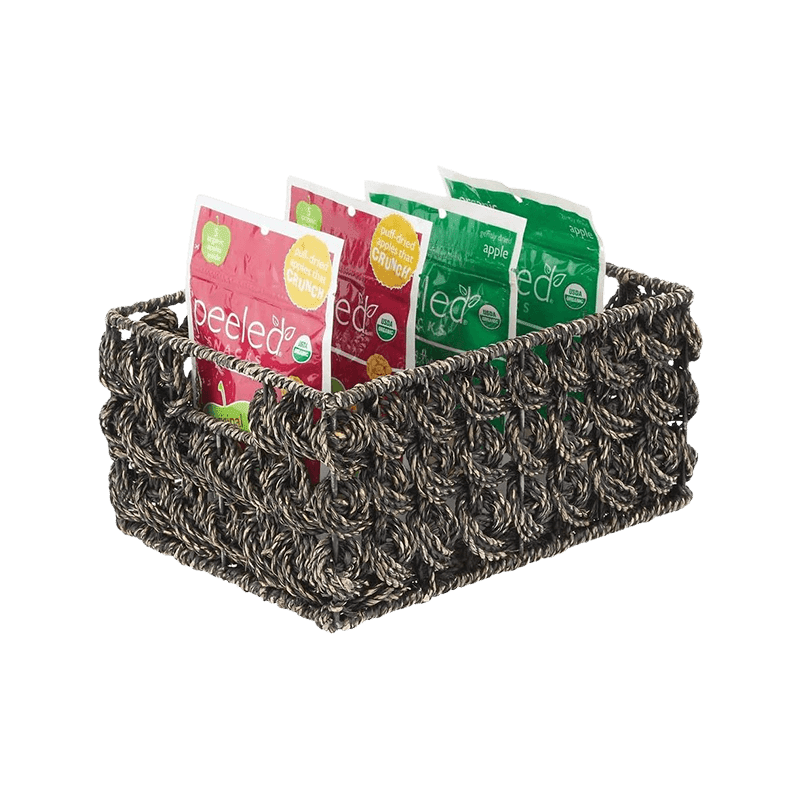 Seagrass Rose Weave Pantry Basket (6 Pack)