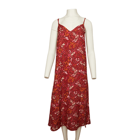 knee length dresses for ladies Rose Garden Tied Shoulder Maxi Dress Blush M main image 1