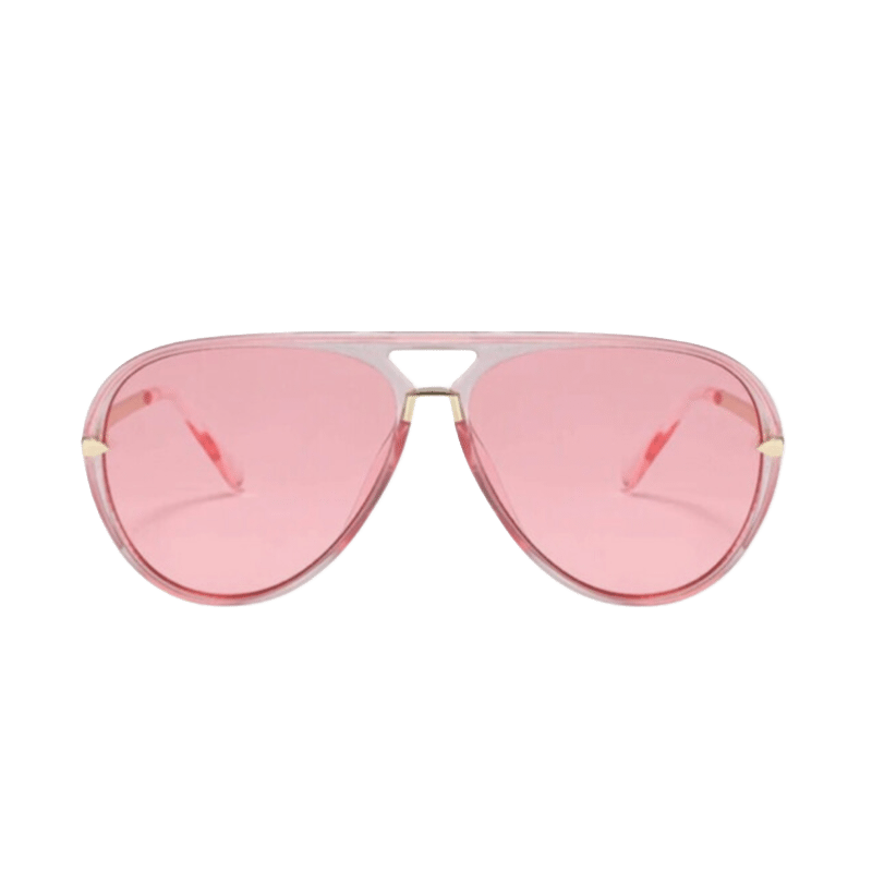 Pink Aviator Sunglasses