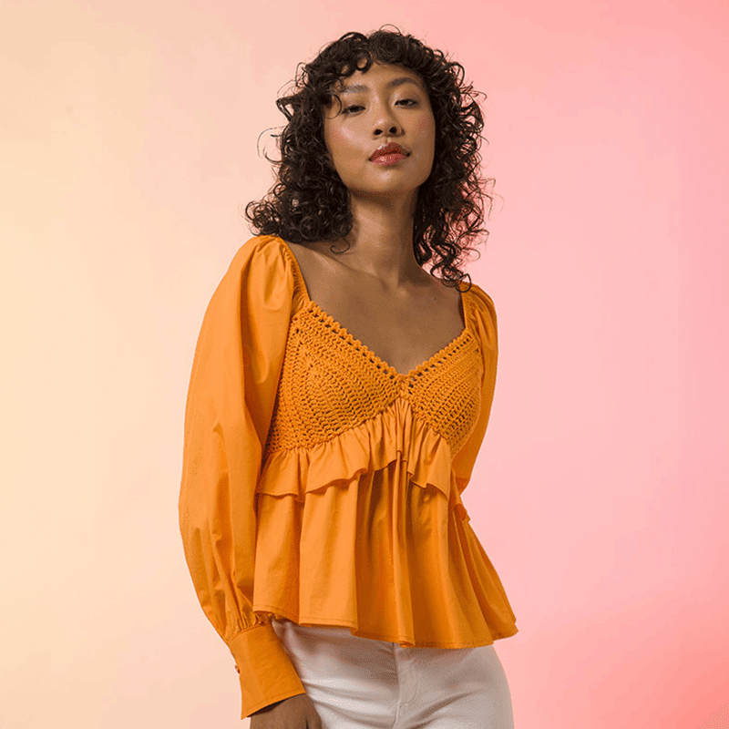 Amber Long Sleeve Top - XS