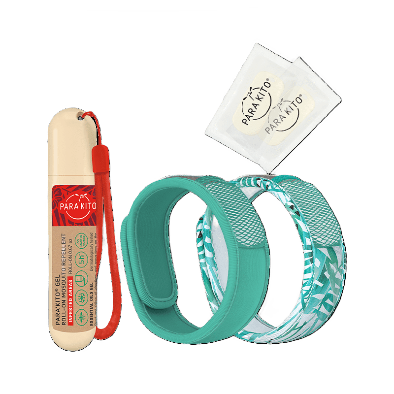 2 Mosquito Repellant Wristbands & 1 Roll-On Repellant